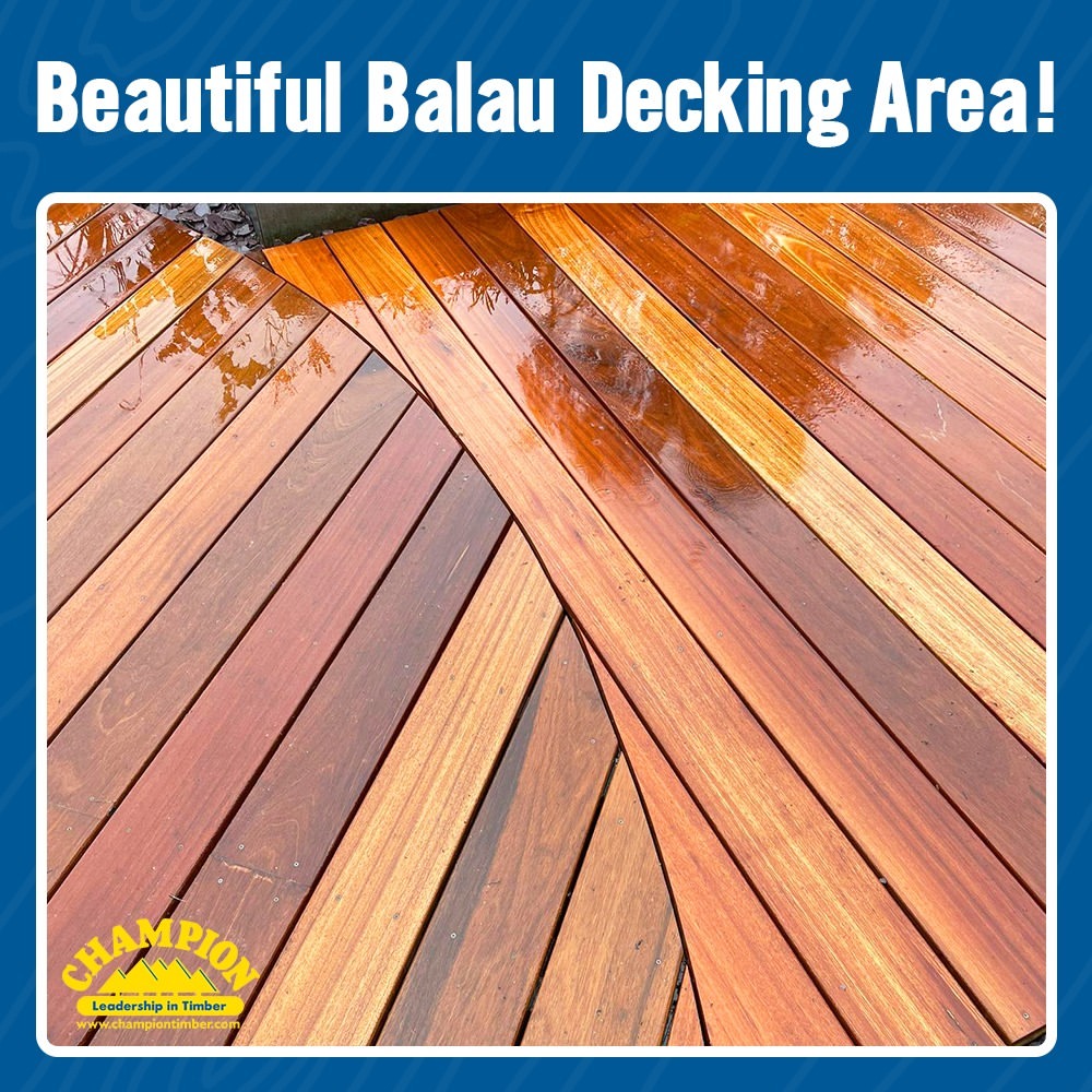 Beautiful Balau Decking